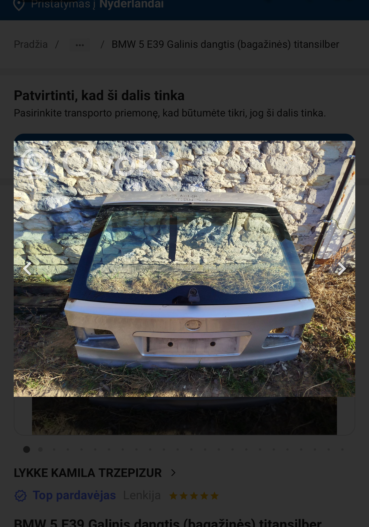 Bmw e39 bagažines danktis Kaunas-Ukmerge